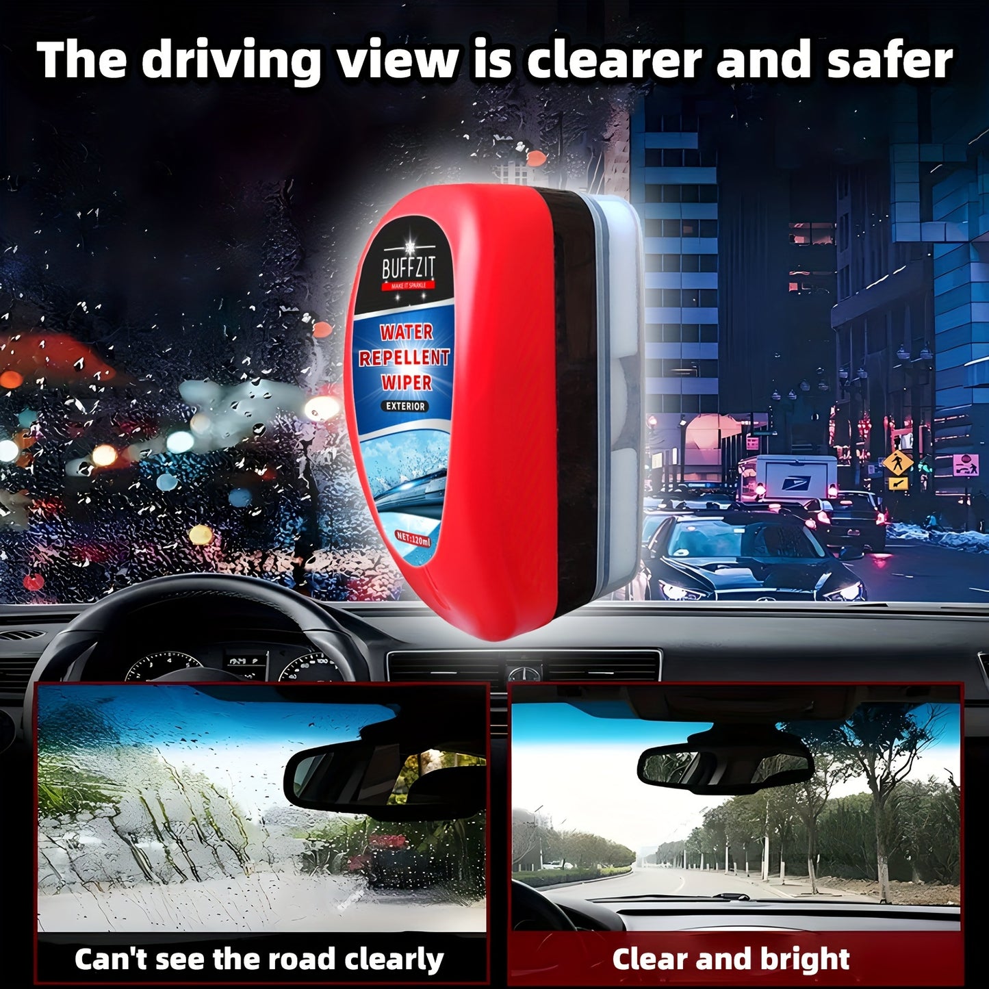 Car Rain Repellent – Windscreen Waterproof Spray